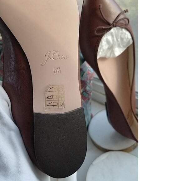 NWT Leather Ballet Flats - Picture 5 of 5